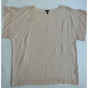 Gorgeous Ballet Pink Silk Kimono Sleeve Top size XL EUC